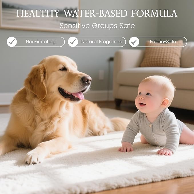 ‌M&SENSE Air & Fabric & Pet Odor Eliminator Spray - 16.9oz Large Size Natural Safe Air Freshener Garden Party Scented Deodorizer for Home Eliminates Smoke & Musty Smells, Ideal for ‌Balcony & Yard