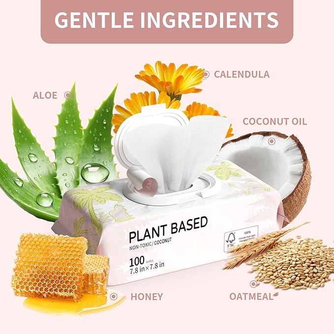 400 PCS Dog Wipes for Paws and Butt Hypoallergenic Pets Cleansing & Deodorizing Anal Gland Hygienic Puppy Wipes for Dogs Face and Body Wipes Cleaning Fur Doggie Wipes Doggy Wipes (Coconut Oil)