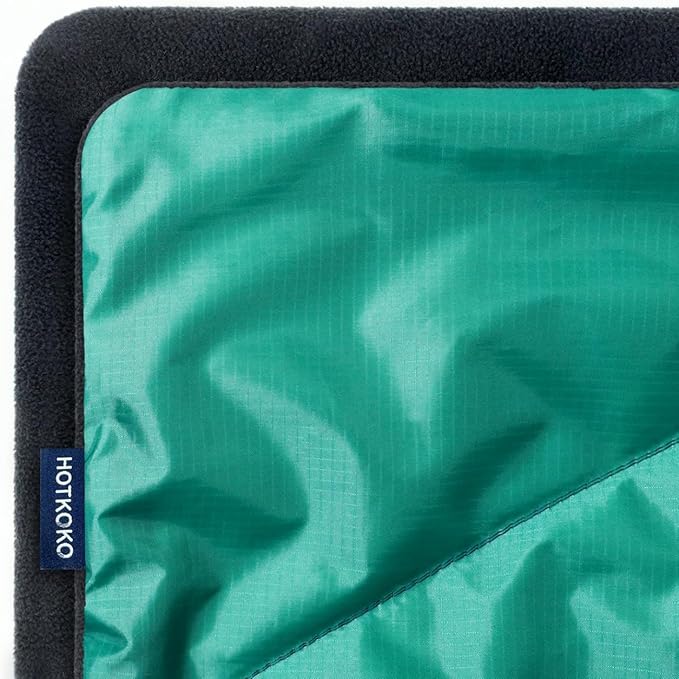 Hooded Stadium Blanket, Waterproof Fleece Wearable Camping Blanket