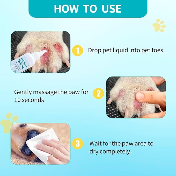 Dog Paw Cleaning Solution,3.4 FL Oz Pet Paw Cleaner,Dog Paw Cleaner, Pleasant Smell Dog Foot Cleaner, Deep Clean Paw Cleaner for Dogs and Cats,No Rinse Dog Paw Washer