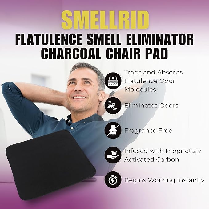 SMELLRID Activated Carbon Odor Eliminator Pouch – Neutralizes Odors in Closets