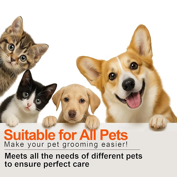 4-in-1 Steam Brush for Dogs & Cats - Pet Grooming Brush with Steam, Deshedding, Bath Spray & Massage, Professional Grooming Tool for Indoor Cats and Long/Short Hair Pets (White)