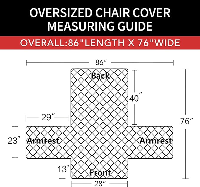 Easy-Going Oversized Chair Sofa Slipcover Reversible Sofa Cover Water Resistant Couch Cover Furniture Protector Cover with Elastic Straps for Pets Dog (Oversized Chair, Brown/Brown)