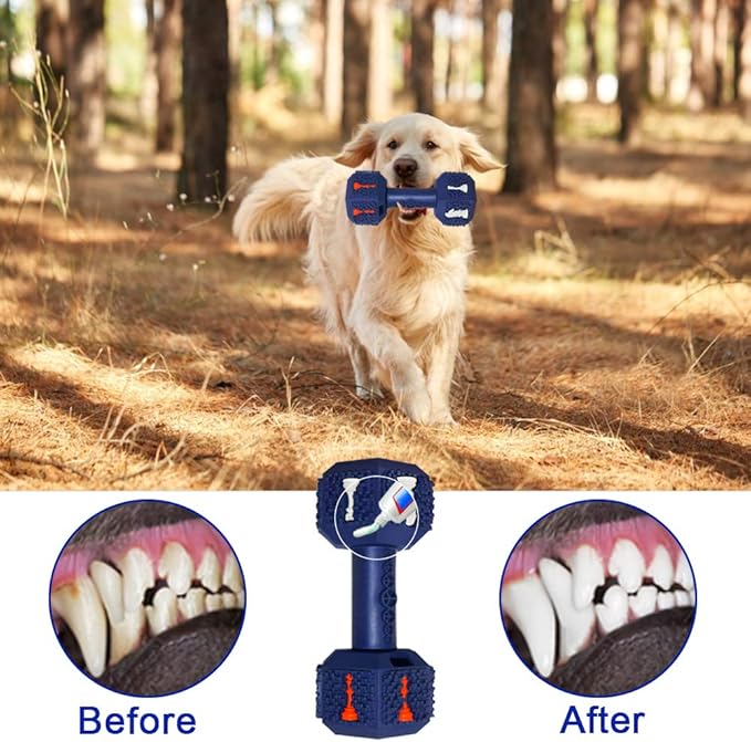 Hswaye Dog Chew Toys for Aggressive Chewers,Food Grade Non-Toxic Dental Pet Toy,Tough Durable Indestructible Dog Toys for Medium Large Dogs.Blue