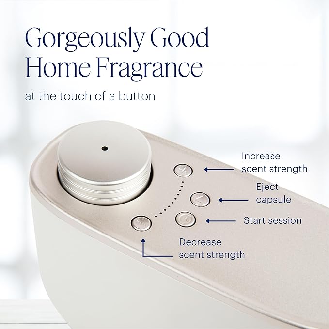 Aera Home Essential Oil Fragrance Diffuser – Waterless Electric Aromatherapy Smart Plug-in, Wi-Fi & App/Alexa Controlled, Hypoallergenic – for Rooms 500-1000 sq ft (Capsules Sold Separately)