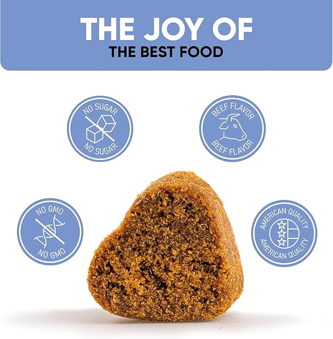 Kinpur Pet Care Relaxing Dog Calming Chews with Hemp Oil, Valerian Root, and Vitamin B - Natural Stress and Anxiety Relief for Dogs - 180 Beef-Flavored Calming Treats for All Breeds