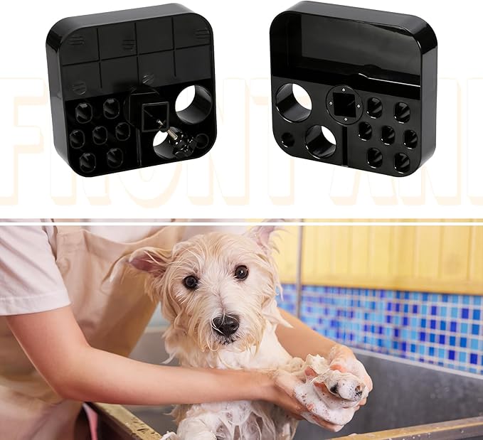 Breeze Touch Rotatable Dog Grooming Organizer for Dog Grooming Table Accessories, Portable Pet Grooming Tools Holder Dog Grooming Arm with Clamp for Hairdressing Scissors Combs, Pet Shop Pet Owner