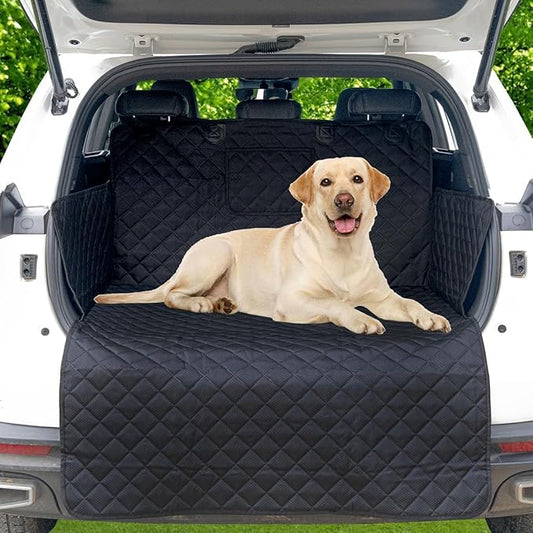 SUV Cargo Liner for Dog Car Seat Cover Waterproof Pet Cargo Cover Nonslip Dog Seat Cover with Bumper Flap Protector for SUV Trunk Sedans Vans（70L”*40W“）