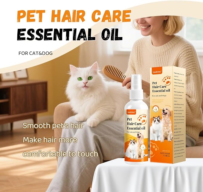 Dog Detangler Spray - Detangling Plus Shine Mist for Dogs | Best Detangling Spray for All Dogs & Puppies for Shiny Coats and Dematting | 3.5 Oz Bottle