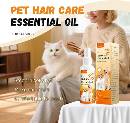 Dog Detangler Spray - Detangling Plus Shine Mist for Dogs | Best Detangling Spray for All Dogs & Puppies for Shiny Coats and Dematting | 3.5 Oz Bottle