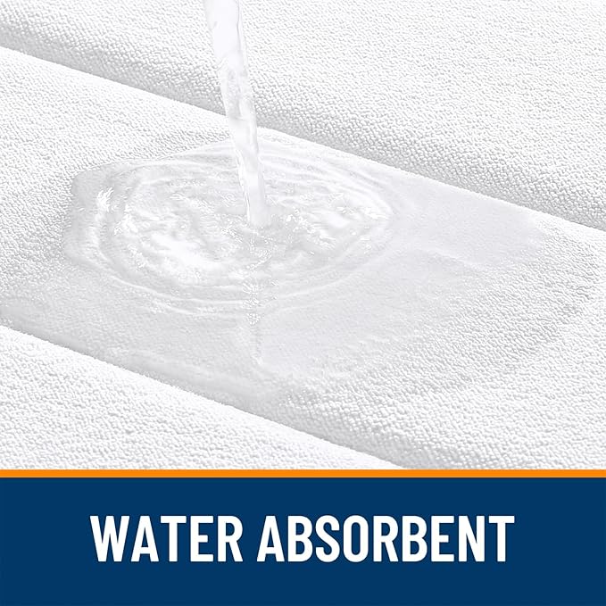 OLANLY Memory Foam Long Bathroom Rugs Runner 47x17, Super Soft Absorbent Bath Mat, Quick Dry, Machine Washable Shower Floor Rugs, Bathmat Carpet, Bathroom Home Decor Accessories, White