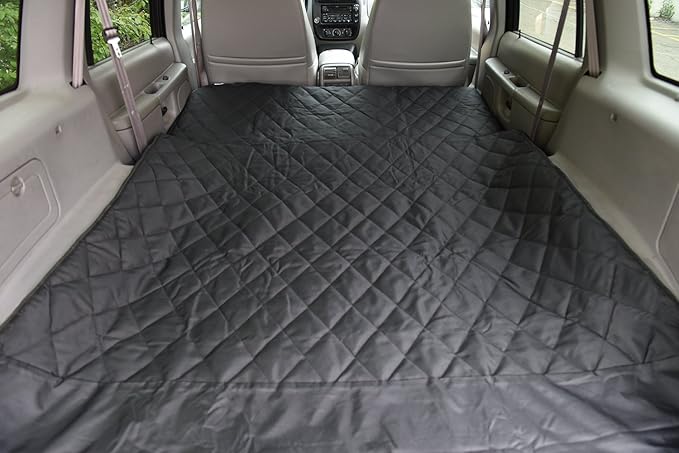 Arf Pets SUV Dog Cargo Liner Cover for SUVs and Cars, Waterproof Material, Non Slip Backing, Extra Bumper Flap Protector, Large Size - Universal Fit