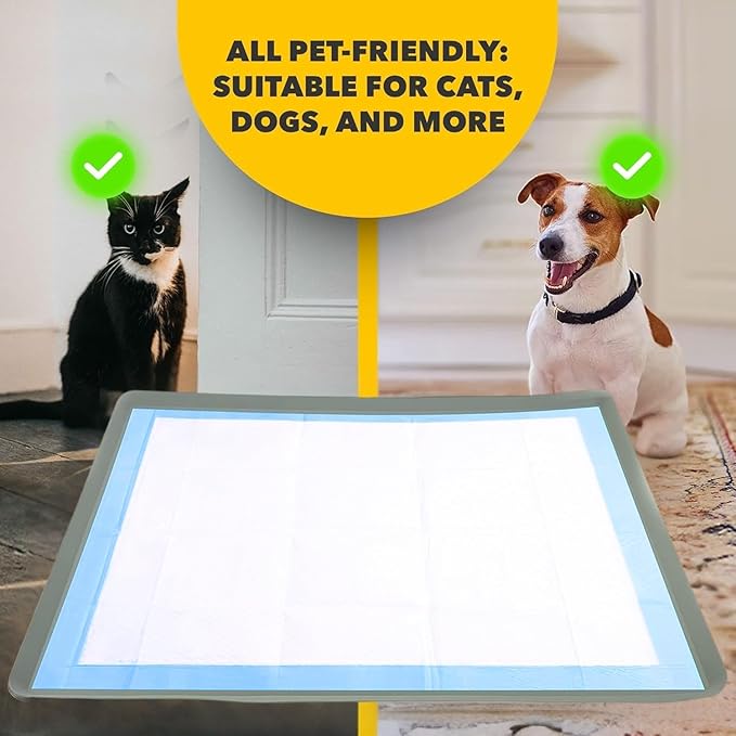 TidyFriend Dog Pee Pad Holder Tray - Fits Up to 24” x 24” Pee Pad Holder for Dogs - Stable Grip, Raised Edges, Quick-Wipe Silicone Surface Dog Pad Holder for Indoor Flooring Protection (Dark Grey)