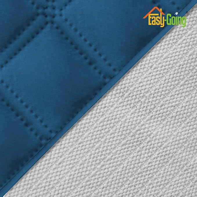 Easy-Going Sofa Slipcover Oversized Sofa Cover Waterproof Couch Cover Furniture Protector Cover Pets Covers Washable Non-Slip Fabric Pets Kids Children (Oversized Sofa, Peacock Blue)