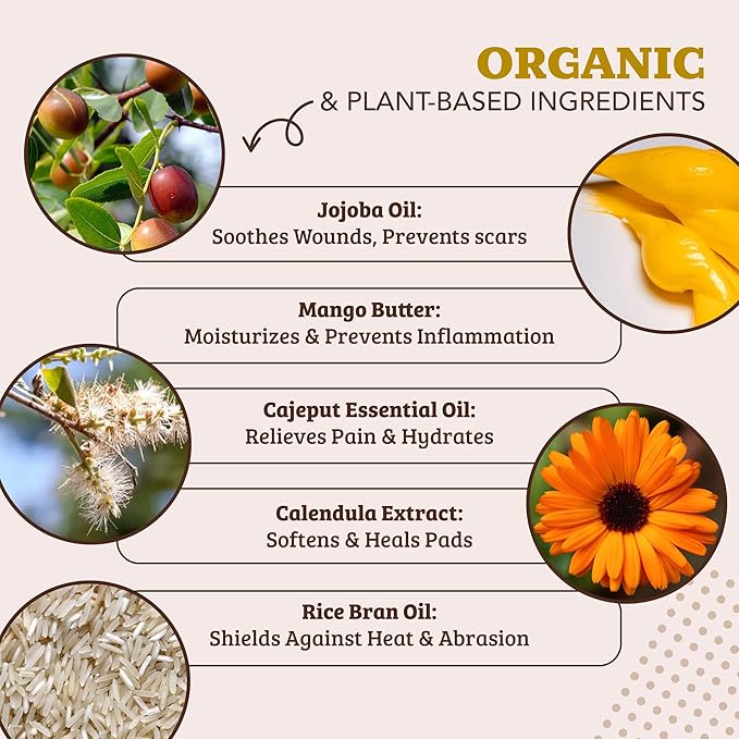 Natural Dog Company PawTection Balm for Dogs, Dog Paw Protector, Moisturizing Dog Paw Balm for Dry, Cracked Pad, Protects Paw from Extreme Weather, Paw Lotion for Allergies & Itching (0.15 oz Stick)