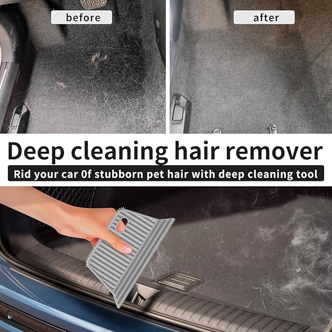 Pet Hair Remover 3-Pack,Dog Cat Hair Remover,Lint Shaver Cleaner Pro,Fur Removal Tool,Portable Carpet Scraper,Fuzz Rollers Hairball Brush for Carpets,Clothes,Car Mats,Couch,Pet Bed,Furniture