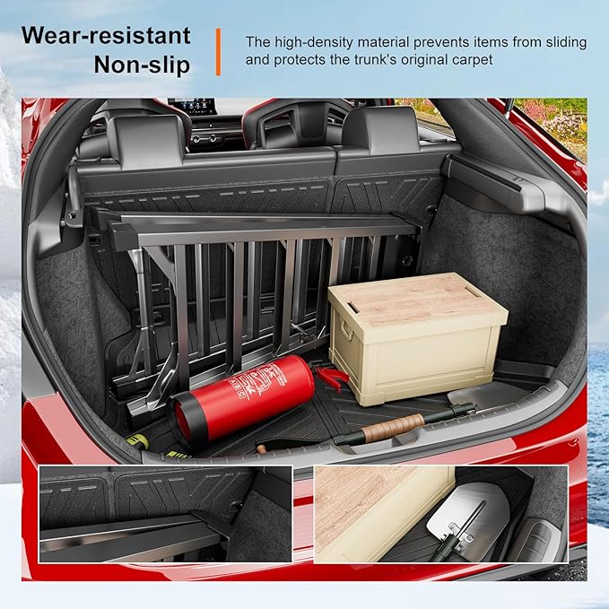 powoq Cargo Mat Compatible with 2022-2026 Honda Civic Hatchback Cargo Liner Trunk Mat Back Seat Protector TPE Replacement for 2022-2026 Honda Civic Accessories (Fit Hatchback,Trunk Mat+Backrest Mats)