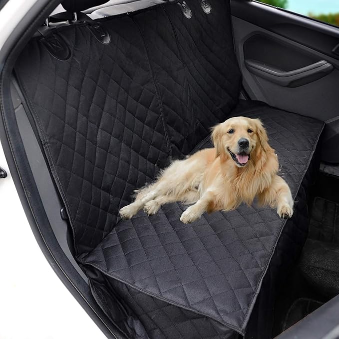 HNCPSY Dog Car Seat Cover for Back Seat Pet Cover for Dogs Waterproof Car Seat Protector Bench Seat Cover, Scratchproof Nonslip Durable Car Seat Covers for SUV,Truck &Cars