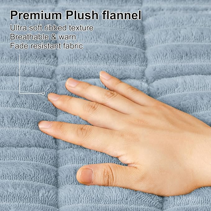Smiry Couch Cover for Dogs, Non Slip Washable Sofa Protector for Pets, Soft Furniture Cover for Pet, Stylish Sofa Covers, Cozy Protect Against Fur, Dirt & Everyday Messes (Haze Blue, 27.6" x 47")