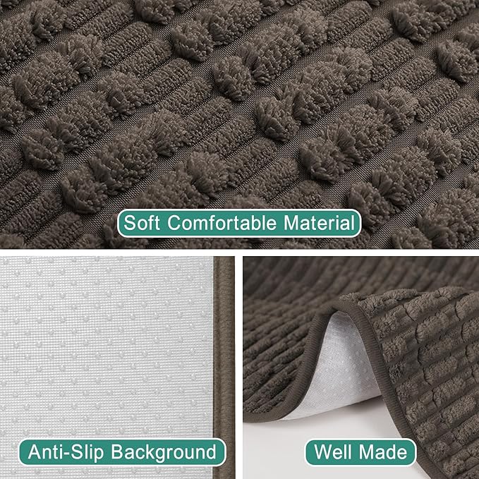 Foxdecor Couch Arm Covers Sofa Arm Cover, Arm Chair Covers Set of 2, Non-Slip Chair Arm Covers, Arm Rest Cover for Sofa, Armchair Slipcovers Couch Protector (Chocolate 20x20 inch)