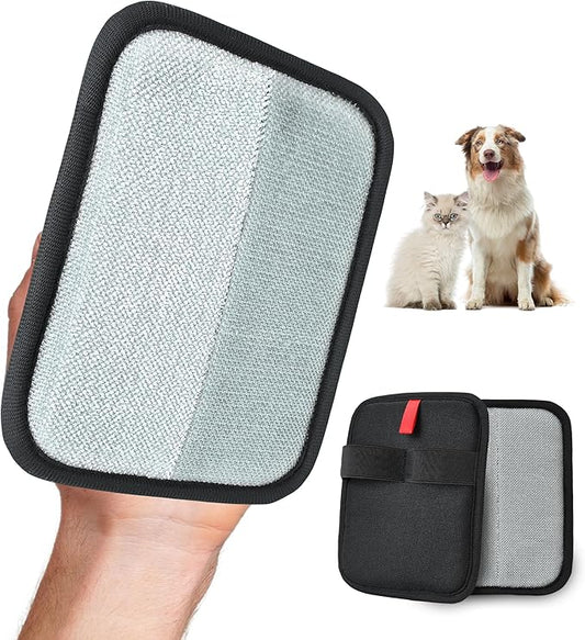 IPTPAS Pet Hair Removal Glove for Cats & Dogs, Electrostatic Fur & Lint Remover for Clothes, Couches, Carpets & Car Seats, Reusable Fur Removal Tool, Upgraded Non‑Slip Pet Hair Remover, 1-Pack
