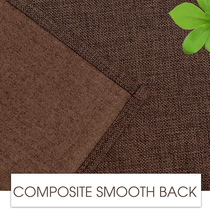 Joywell Recliner Armrest Covers for Living Room Anti-Slip Sofa Arm Protector for Dogs, Cats, Pets Armchair Slipcover for Couch with 4 Pockets for TV Remote Control, Phone, Set of 2, Brown