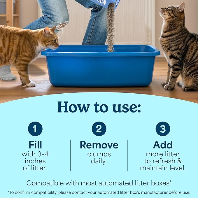 Fresh Step Odor Shield Advanced Multi Cat Clumping Litter with Febreze, 18.5 lb Each, Pack of 2 (Package May Vary)