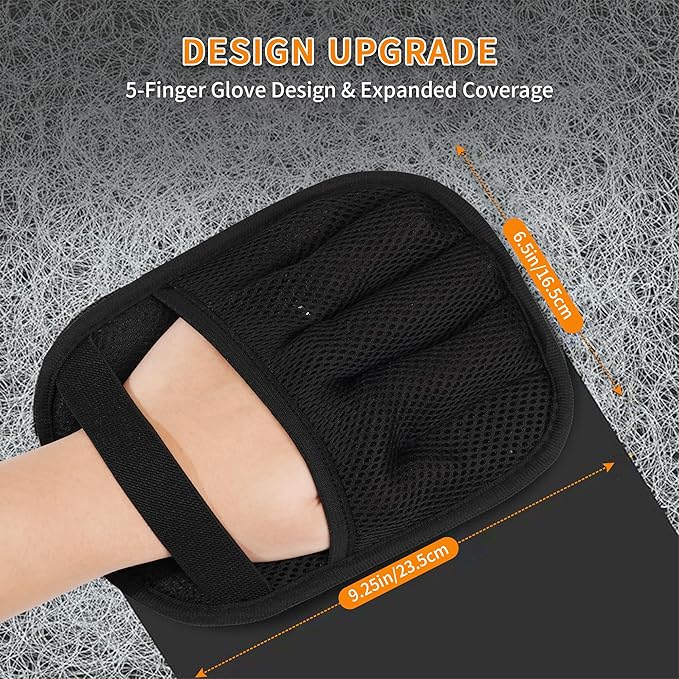4PCS Pet Hair Removal Glove for Cats & Dogs,Upgraded Five-Finger Electrostatic Pet Hair Remover Glove, Reusable Magic Brush Pet Hair Removal Tool for Laundry, Couch, Carpet & Car Seat