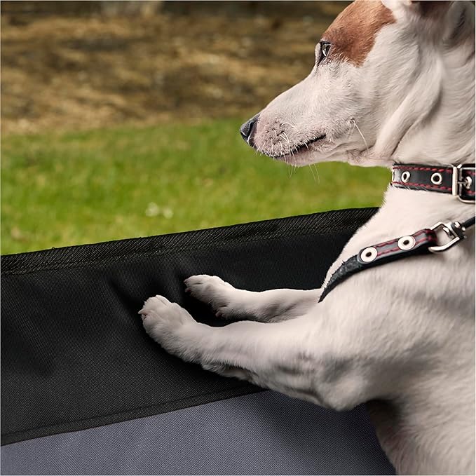 K&H Pet Products Car Door Protector for Dogs, 2 Pack Waterproof Interior Pet Car Door Protector from Dog Scratching, Stay Put Cover Design, Fits Most Vehicles, Washable - 27 x 19in Gray