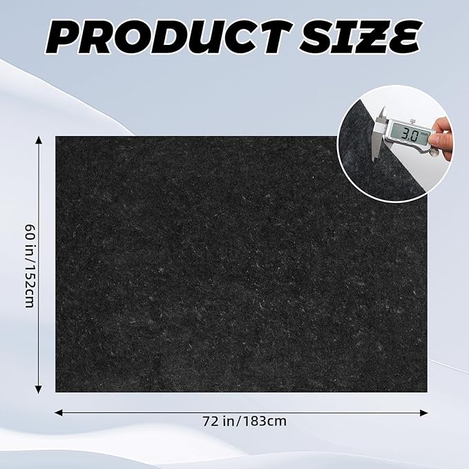Cuttable Cargo Liner Mat 60" x 72" Universal All-Weather Trunk Protection Dog Seat Cover Cut-to-fit Machine Washable Protects Vehicle Interior for SUV Trucks Vans and Cars
