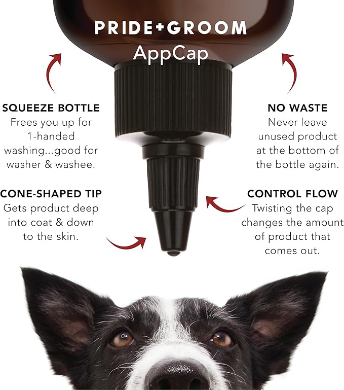 Pride and Groom The Non Shedder | Dog Grooming Shampoo for Doodles and Dogs That Do Not Shed | Tearless All Natural Body Wash with Coat-Specific Ingredients That Enhance Shine – 16oz (Pack of 2)