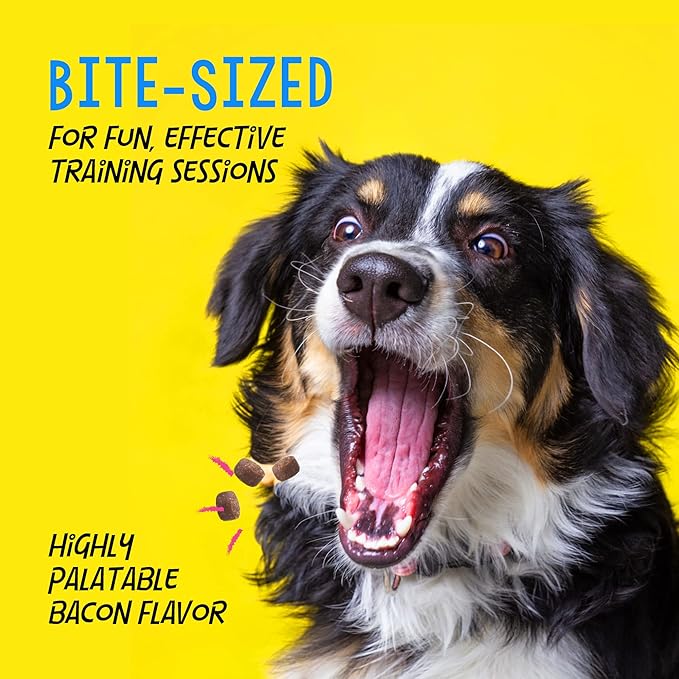 Crazy Dog Mini Train-Me! Training Treats 4 oz. Bag,Bacon Flavor,with 200 Treats per Bag,Recommended by Dog Trainers,(Pack of 2)