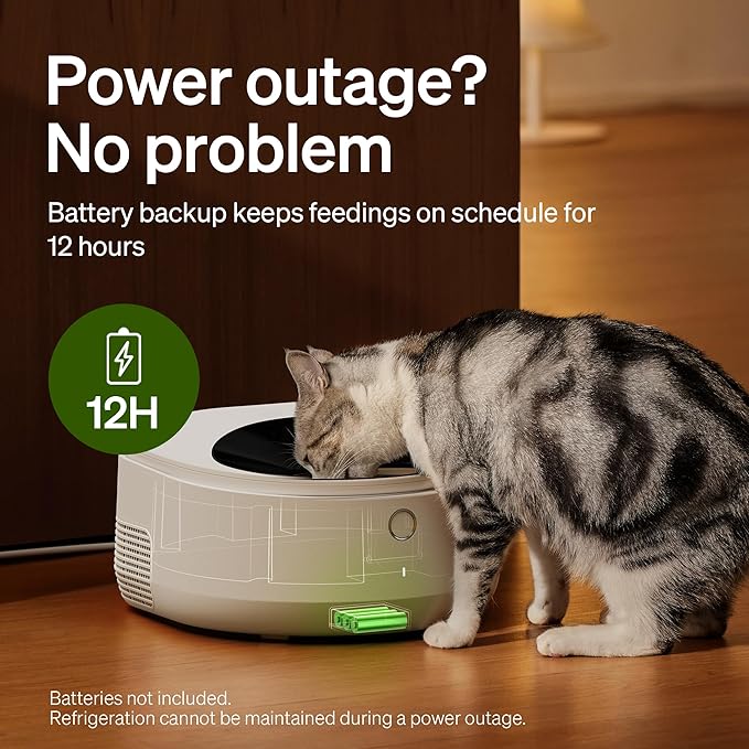 PETLIBRO Automatic Cat Feeder Wet Food with Stainless Steel Bowl 2 Packs, Refrigerated Auto Cat Feeder with Semiconductor Cooling, 3 Fresh Meals, App-Controlled Pet Food Dispenser, Easy to Clean
