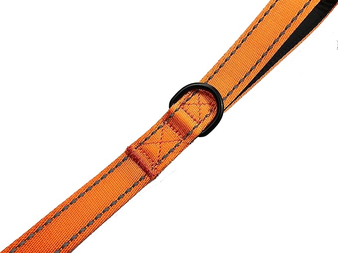 Primal Pet Gear Dog Leash 6ft Long,Traffic Padded Two Handle,Heavy Duty,Reflective Double Handles Lead for Control Safety Training,Leashes for Large Dogs or Medium Dogs,Dual Handles Leads(Orange)