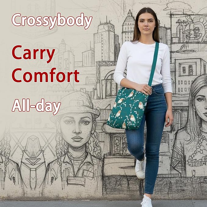 BeeGreen Elphant Tote Bag - Reusable Grocery Shopping Bag Ultimate Crossbody - Foldable Compact Portable Lightweight Duffle Bags