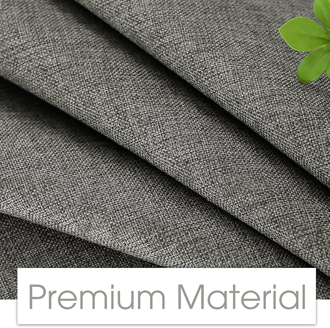 Joywell Arm Chair Covers for Living Room Anti-Slip Sofa Arm Protector for Dogs, Cats, Pets Armchair Slipcover for Recliner with 4 Pockets for TV Remote Control, Phone, Set of 2, Light Grey