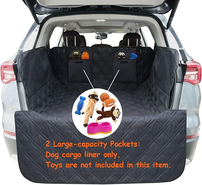 SUV Cargo Liner for Dogs 53x80 Pet Dog Cargo Liner Dog Car Seat Cover for Back of SUV Trunk Cover for Dogs with Side Walls