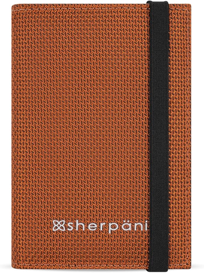 Sherpani Vienna, RFID Blocking Passport Holder, Travel Passport Cover Wallet, Travel Documents Organizer Protector for Women, Travel Gift (Morocco)