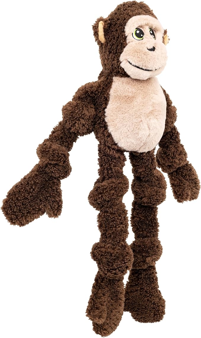 KONG Knots Oversized Dog Toy - Large/X-Large - with Inner Rope Skeleton (Frog/Monkey Combo)