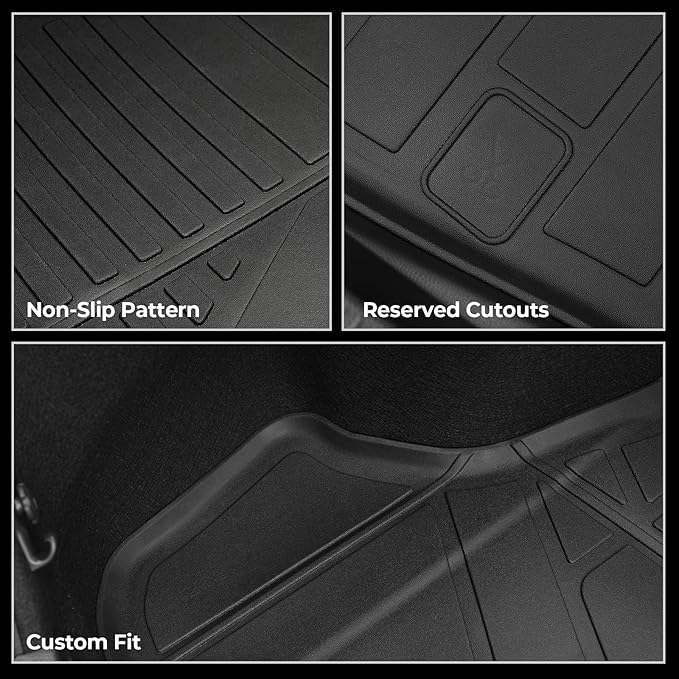 Cargo Mat for 2025-2026 Toyota Camry, Full Coverage All Weather Trunk Cargo Liner with Backrest Protectors for Camry Accessories