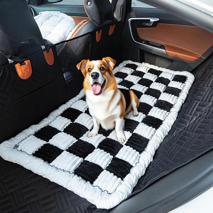 Dog Bed Mat - Crate Pad - Soft Dog Kennel - Multi-Purpose Crate Bed for Dogs & Cats