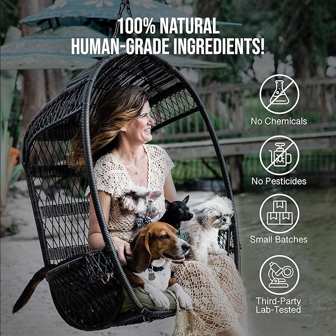 Calm - Pet Hemp Oil for Dogs - Pet Stress Relief & Relaxation - Fireworks, Thunder, Travel, & Separation Support - Natural Dog Calming Drops