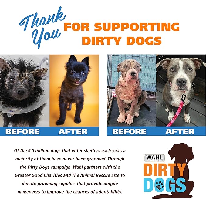 Wahl USA Deodorizing & Refreshing Pet Deodorant for Dogs - Eucalyptus & Spearmint Scent to Refresh the Skin and Coat - Model 820011A