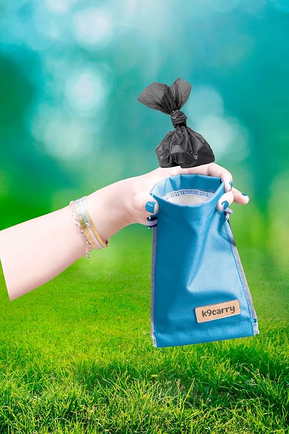 Poop Bag Holders for Leashes with Dog Poop Bags Rolls Biodegradable - Puppy Essentials & Litter Supplies - Durable Dispenser & Leak-Proof Pet Bags, Walking Parks Doggy Accessories Boy Girl Husky Mist