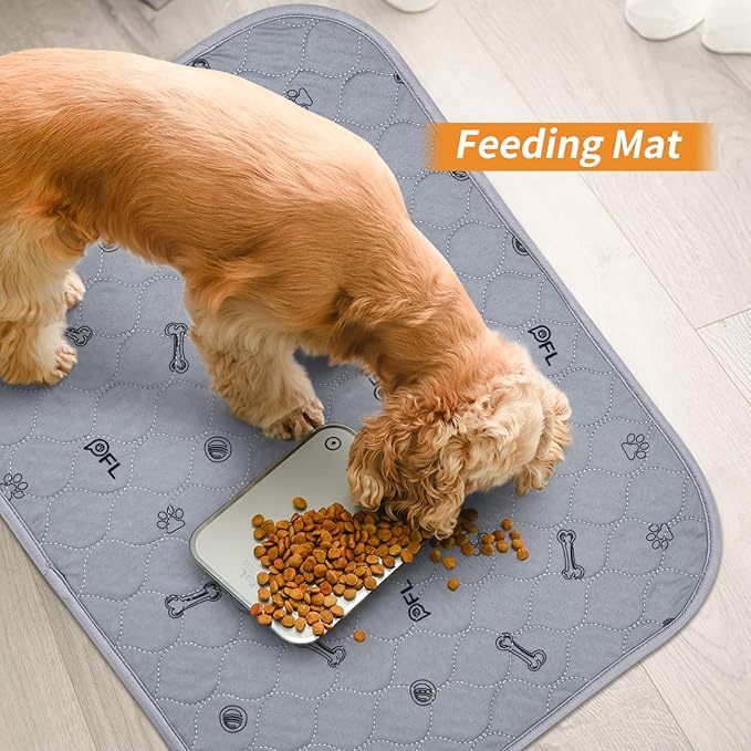 2Pack Puppy Pads Washable, 48x48 Reusable Pee Pads for Dogs, Absorbent Whelping Pads Waterproof Dog Rug Non-Slip Protector for Housbreaking,Potty Training,Bed Couch Carpet