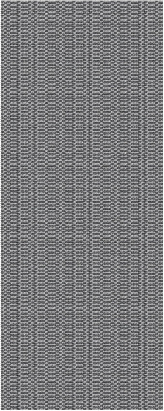 KOZYFLY Washable Runner Rug 2x5 Ft Runners for Hallways Throw Rug with Rubber Backing, Braided Cotton Entryway Runner Indoor, Carpet Runners for Hallway Kitchen Entryway Bedroom, Grey/Charcoal Grey