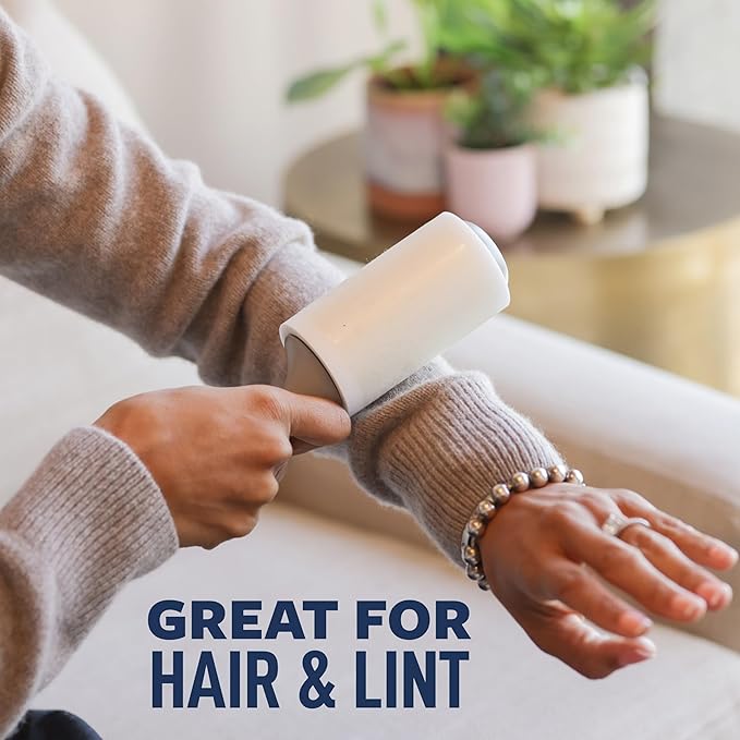 Scotch-Brite Lint Roller | Pet Hair Removal | Ergonomic Handle | For Clothing & Furniture | 100 Sheets, Pack of 6