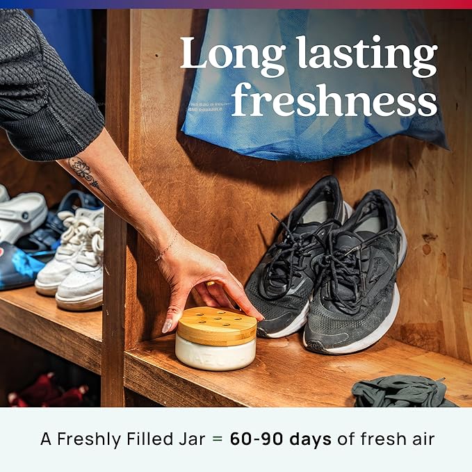 Azuna Odor Remover Gel Refill Pouch | Air Purifier with Tea Tree Oil | Plant Powered & Long Lasting | For Pet Odors, Smoke & Strong Odors | Smell of Victory | 24 oz.