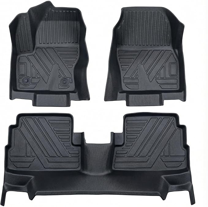 Aiqiying Floor Mats Compatible with Ford Escape 2013-2019 Models，All Weather Carpet Liners Waterproof Durable Custom-Fit Front Rear Rows Full Set Protection TPE Accessories