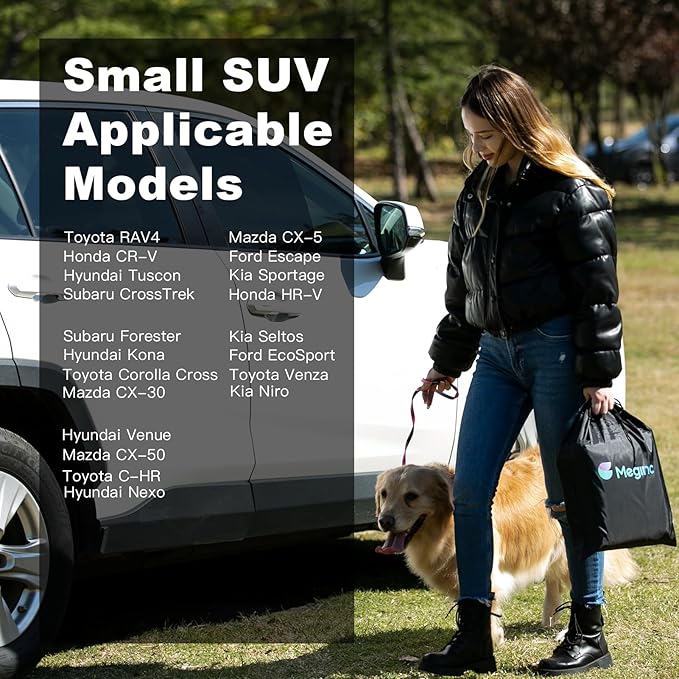 Dog Seat Covers for Back Seat,Pet Hammock for Cars, Waterproof Backseat Cover for Dogs in Car, Heavy Durable Car Hammock for SUV with Mesh Window, Non Slip Dog Car Seat Covers for SUVs,RAV4,CRV